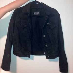 Straight to Hell Black Denim jacket